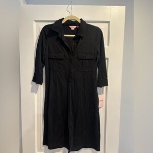 Persifor size small Black Button-Up Dress